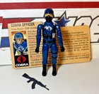 GI Joe Cobra Officer 1982 v1 *COMPLETE w/Card, Excellent!* Straight Arm Vintage