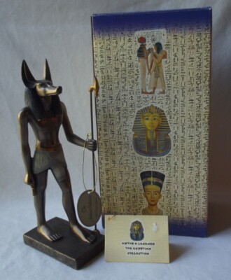 DESIGN TOSCANO ANUBIS THE JACKAL EGYPTIAN GOD OF THE DEAD STATUE 8-3/4'' T NIB