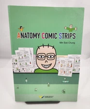 SIGNED Anatomy Comic Strips by Min Suk CHUNG 2013 paperback Hanmi Medical
