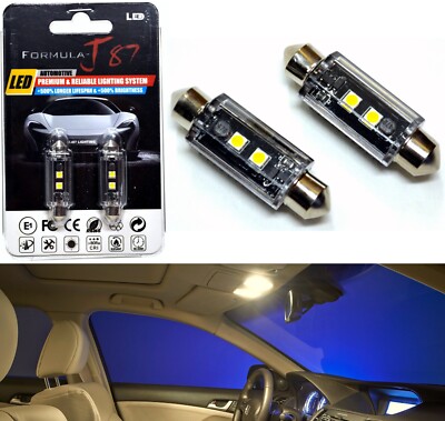 LED Light Canbus Error Free 212-2 5W Warm White Two Bulb Trunk Cargo Stock JDM