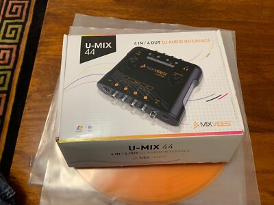 U-mix 44 DJ Audio Interface, 2 Timecode Vinyl And Program CD