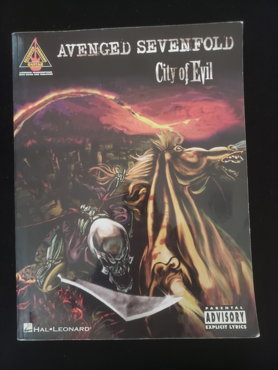 Guitar Recorded Versions Music Book Avenged Sevenfold City of Evil