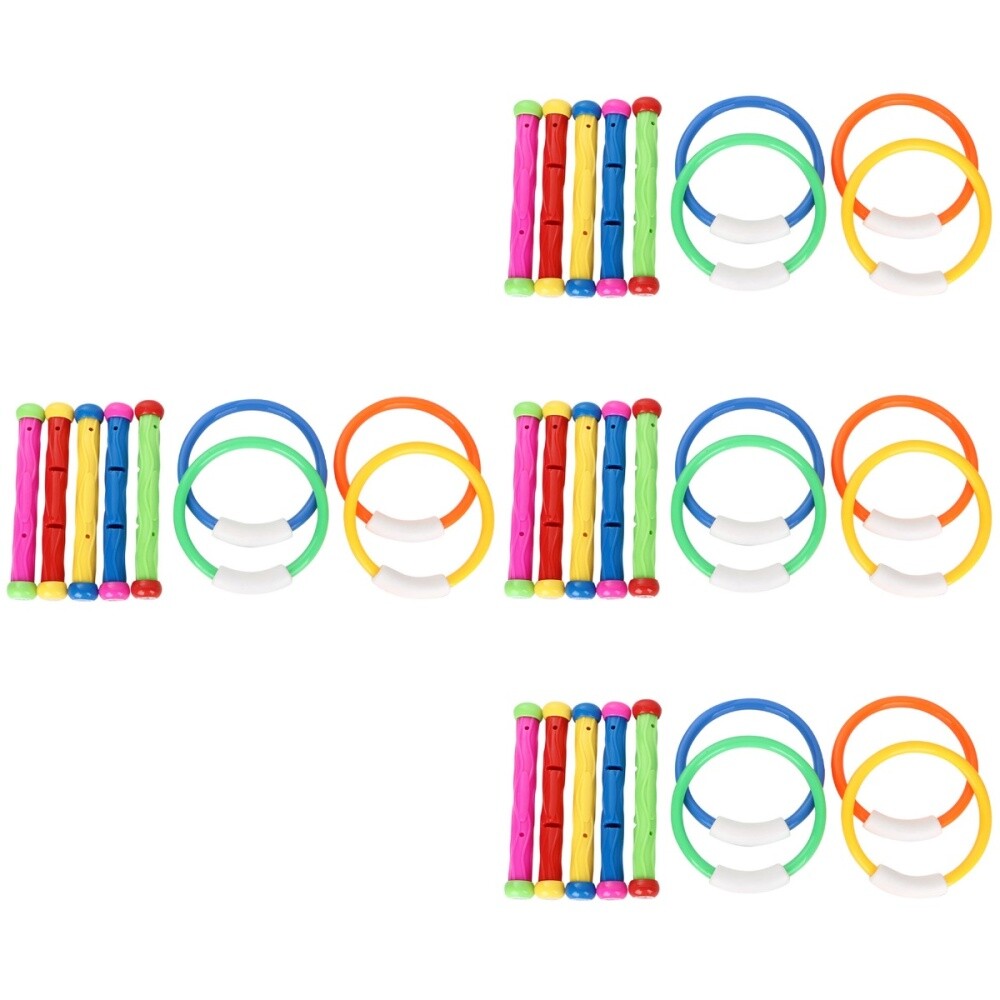 4 Sets Dive Sticks for Kids Pool Diving Discs Toys Household eBay