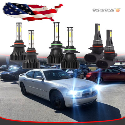 LED Bulbs For Dodge Charger 2006-2009 Combo 9005 9006 9145 Headlight Fog Light | eBay LED Bulbs For Dodge Charger 2006-2009 Combo 9005 9006 9145 Headlight Fog Light | eBay