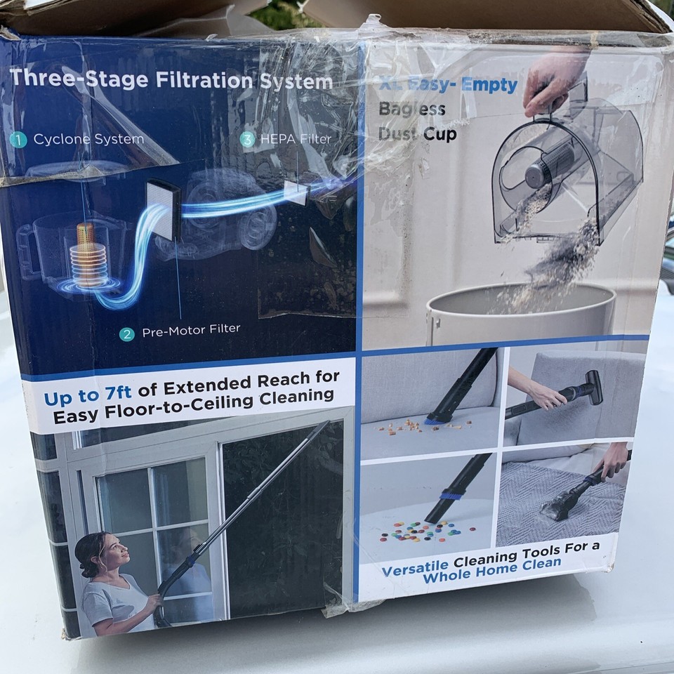 Eureka NEN180 Bagless Canister Lightweight Vacuum Cleaner New OPen Box