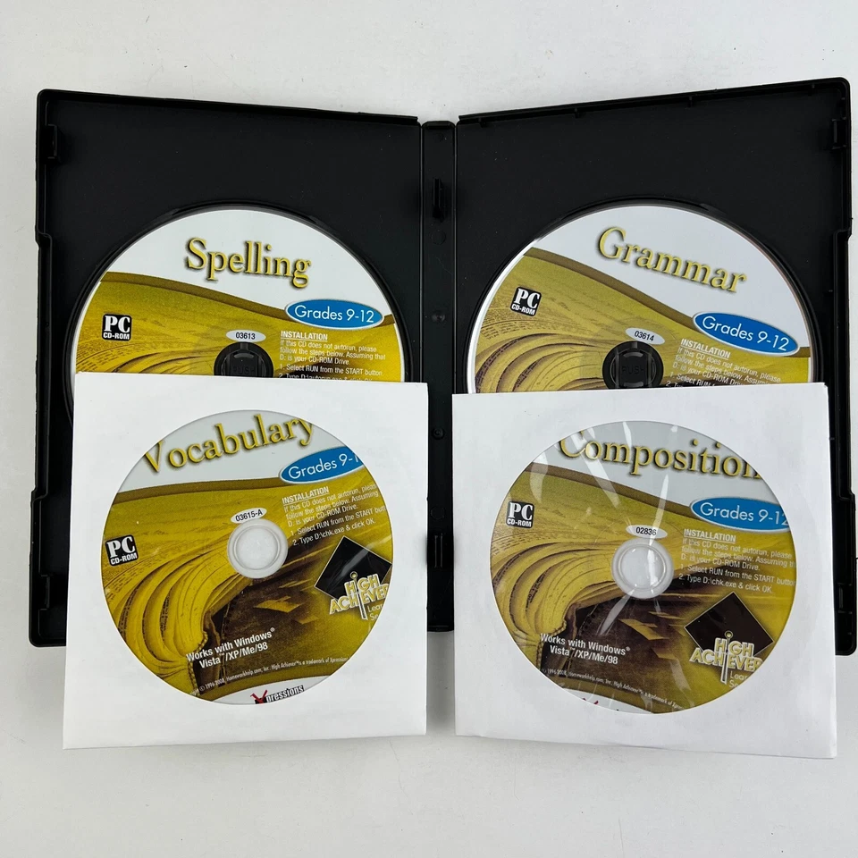 Dream Scholars High Achiever English Programs PC CD-ROM Educational Software - Image 2 of 3