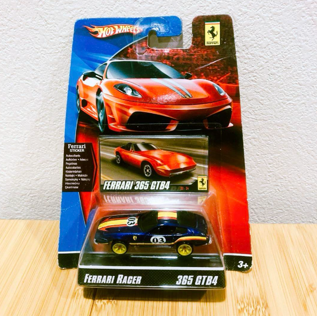 ホットウィール - ホットウィール フェラーリ レーサー 365 GTB4 ブルー #03 ホットウィール Hot Wheels フェラーリ レーサー 365 GTB4