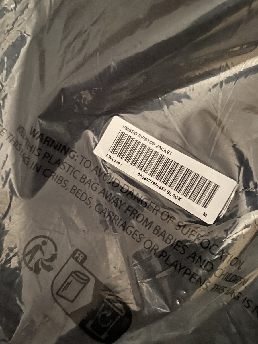 Supreme x Umbro Cotton Ripstop Track Jacket Black Size