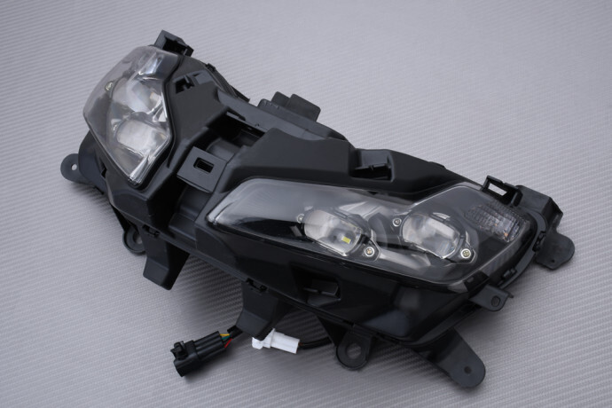 Feu avant Full LED Yamaha Tech Max 560 lentille polycarbonate anti-UV