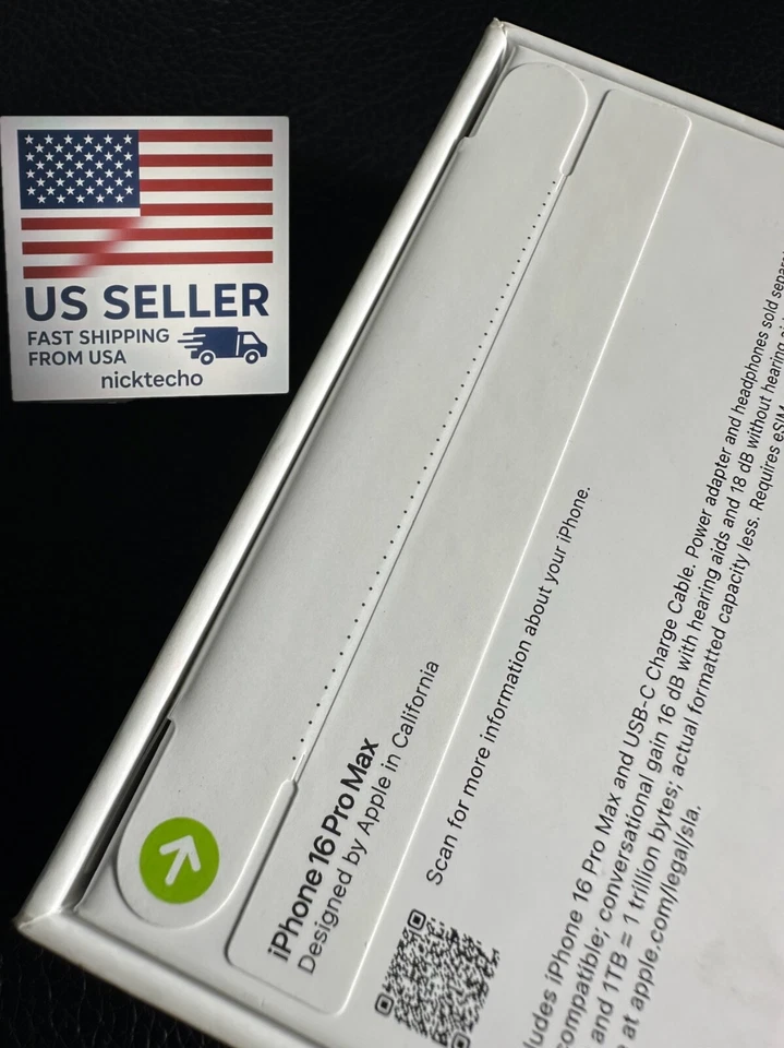 iPhone 16 Pro Max 256GB A3084 T-Mobile eSIM Brand New Company Sealed Box - Image 4 of 4