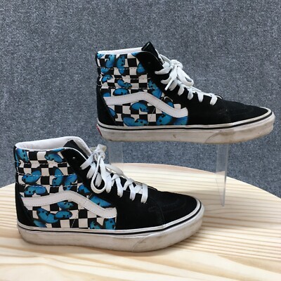 VANS Shoes Mens Womens Sk8-Hi Butterfly Checkerboard Hi Top Sneakers  Black