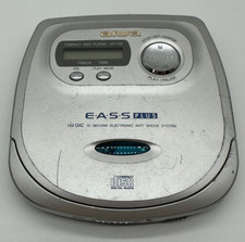 AIWA XP-V50 Portable CD Compact Disc Player EASS Plus TESTED  WORKS- SCRATCHES