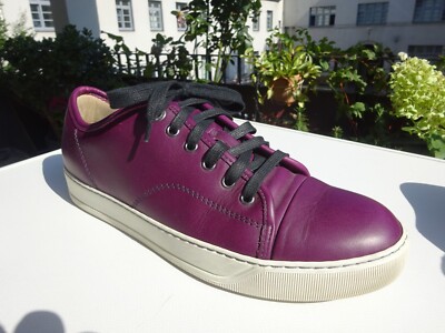 LANVIN DBB1 LEATHER AND SUEDE SNEAKERS Herr Schuhe Leder Portugal Gr.40(6 f.Neuw