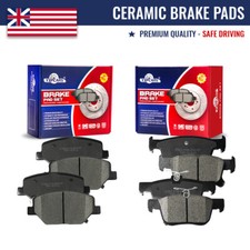 Front Rear Ceramic Brake Pads Set For 2016-2018 2019 2020 Buick Envision