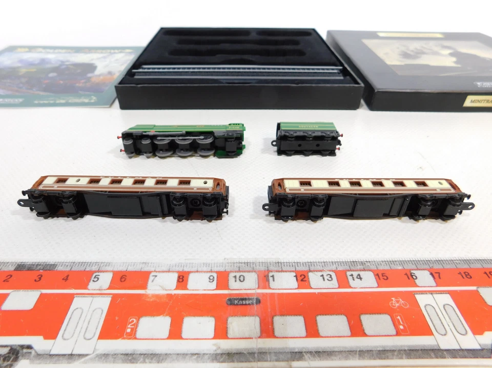 Minitrains Atlas Spur Z Dummy-Dampflok Golden Arrow, sehr gut+OVP #CA773-0,5 - Bild 3 von 3