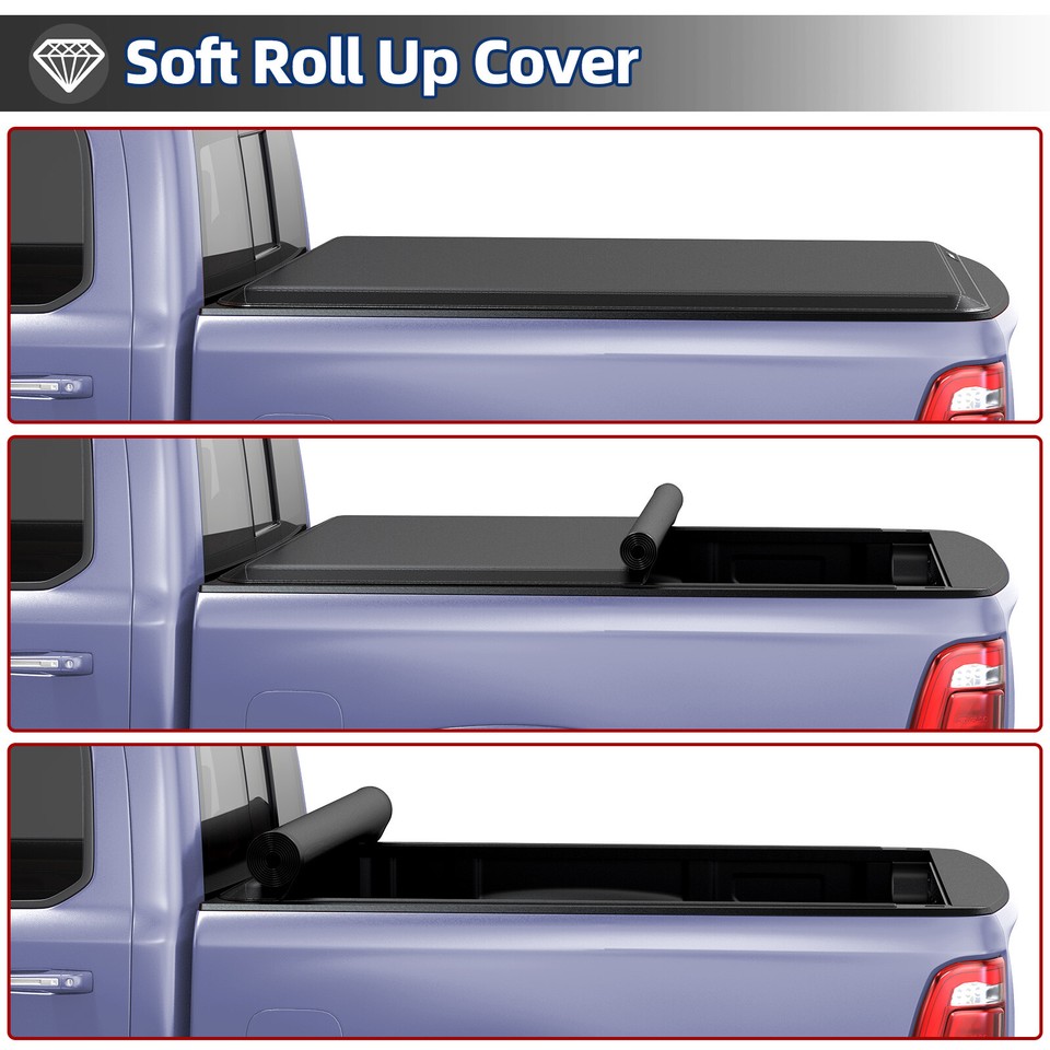 5ft RollUp Tonneau Cover for 20152024 Chevy Colorado & GMC Canyon