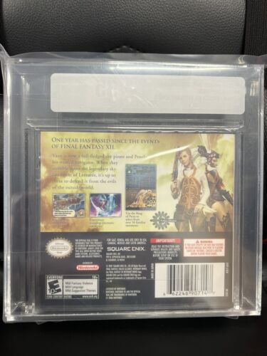 2007 Nintendo DS Final Fantasy XII Revenant Wings bewertet VGA 85 NM+ neu versiegelt - Bild 3 von 4