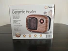 Soleil MH-08S 250 Watt Personal Electric Ceramic Space Desktop Heater Wood Grain