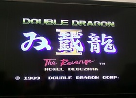 Double Dragon 2 game Ultra RARE Famicom Famiclone Nes Cartridge
