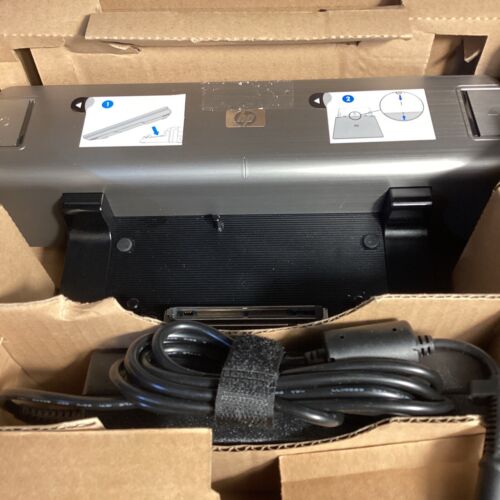 HP Docking Station w/Dual Link DVI HSTNN-IX01 EN488AA includes AC Power Adapter - Picture 2 of 4