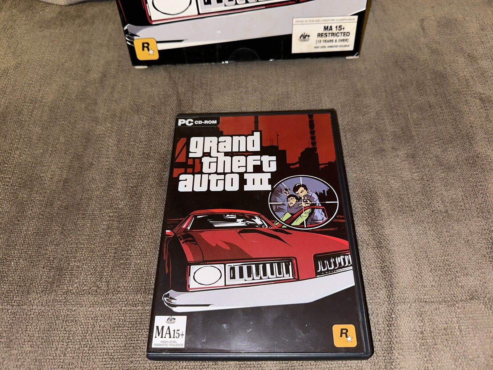 GTA III / Grand Theft Auto III - Pacific Asian DVD Box Edition NEW SEALED