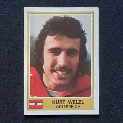 PANINI STICKERS FOOTBALL - Kurt Welzl - EURO 76 - AUSTRIA - ORIGINAL VINTAGE