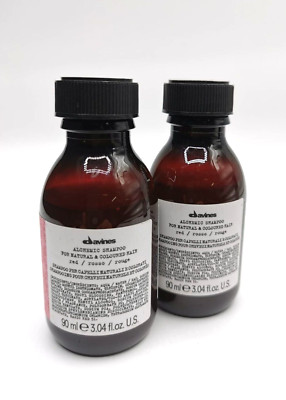 2 x Davines Alchemic Shampoo for Coloured Hair Red 100 ml G225