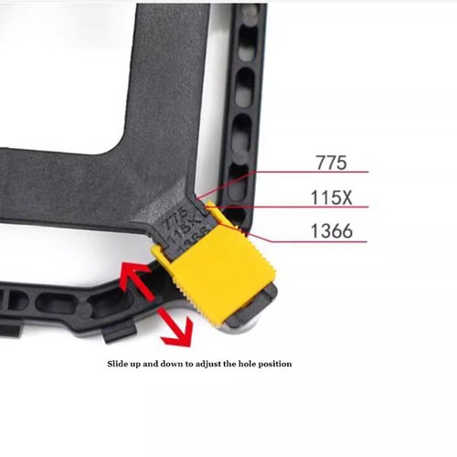Adjustable CPU Heat Sink Base Bracket for Intel 1150/1151/1155/1156/1366/2011 - Photo 2/6