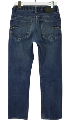 G-STAR Stable Straight Jeans Men's W32 Faded Whiskers Button Fly