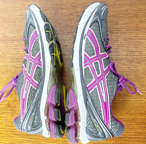 Asics Suze 11,5 Gel GT 2170 T259N grau rosa Damen-Laufschuhe Schnürung 2A - Bild 5 von 6