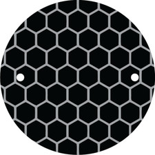 Grey Hexagon Points / Timing Cover fits Harley M8 Motor. Made in the USA
