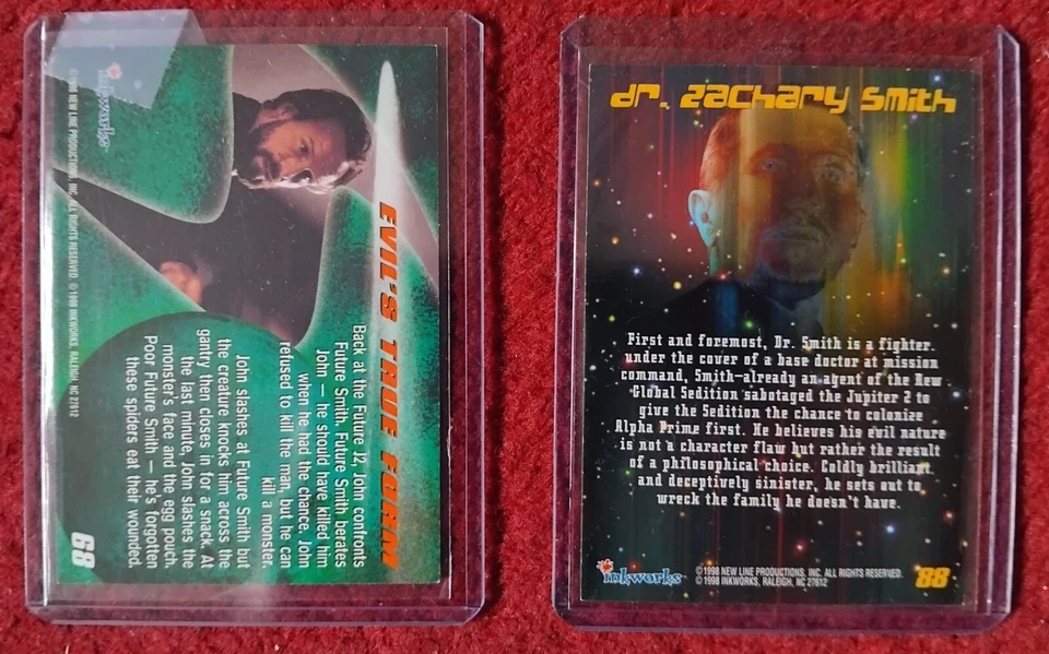 Gary Oldman & William Hurt Lost in Space autograph trading cards - Image 2 of 4