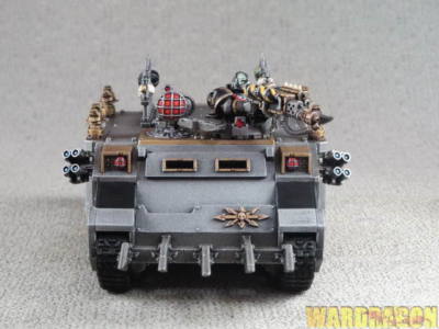 25mm Warhammer 40K WDS painted Chaos Space Marines Razorback b6 | eBay