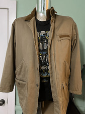 Vintage Faconnable Albert Goldberg Mens Medium Hunting Coat Back Game Pocket