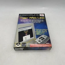 Web Link Game.Com Tiger GameCom complete box internet score weblink cable