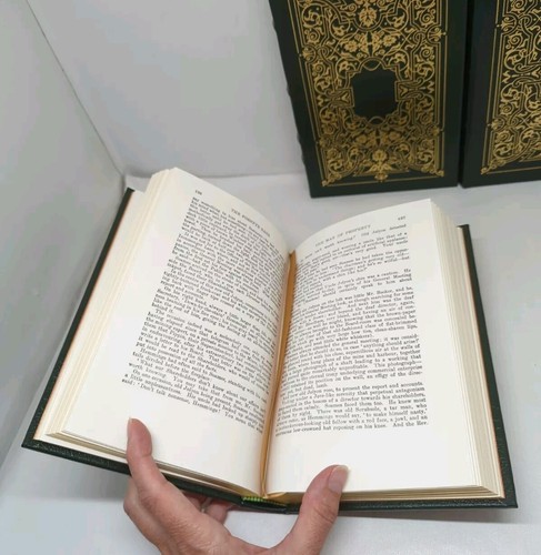 THE FORSYTE SAGA By John Galsworthy Leather Bound Easton Press Set of 3 2003  - Imagen 13 de 18
