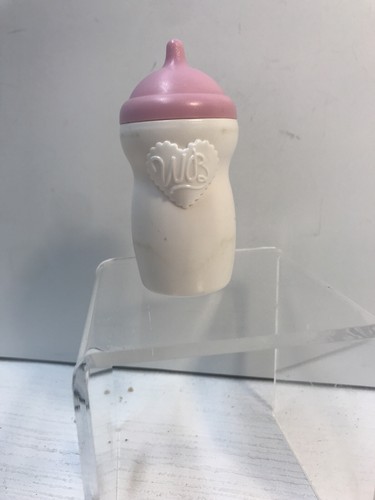 Lauer Water Baby Doll Bottle Replacement Accessory 3.5" ~ 2008 Pink White / EUC - Picture 4 of 5