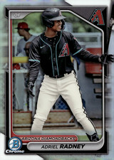 2024 Bowman Draft Chrome Refractor - #BDC-136 Adriel Radney Diamondbacks