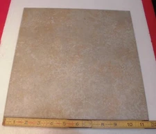 1 pc. Daltile: Porcelain Floor Tile 12" Square, Olive - Brown -Green, Textured,