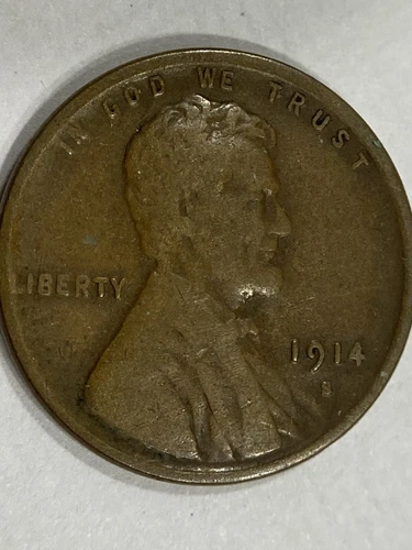 1914-S Lincoln Wheat Cent Penny Beautiful Coin Rare Date. Fine Condition