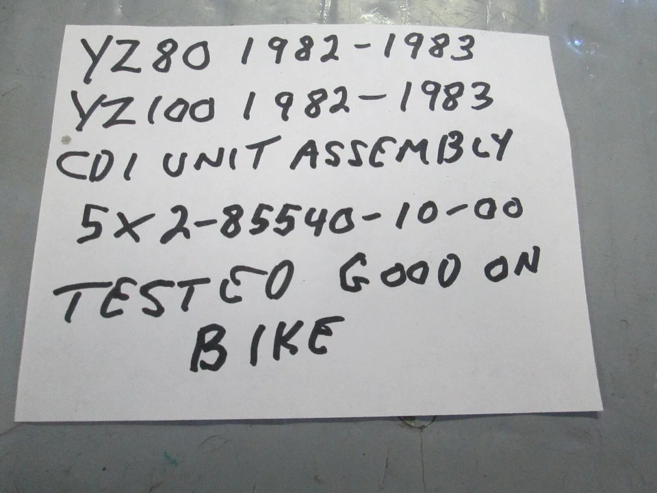  Unidad CDI YZ80/YZ100 1982-1983, ECU, 5X2-85540-10-00 Foto 4 de 4