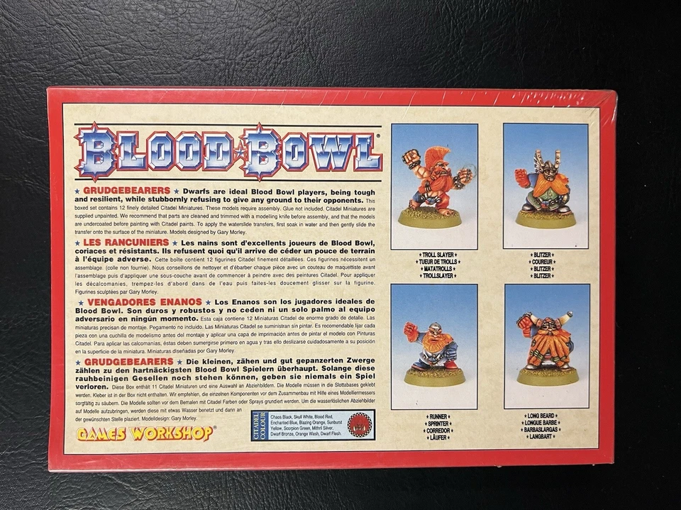 Blood Bowl Grudgebearers (1998) Sealed NIB Metal Pewter Vintage Rare Warhammer - Image 2 of 4