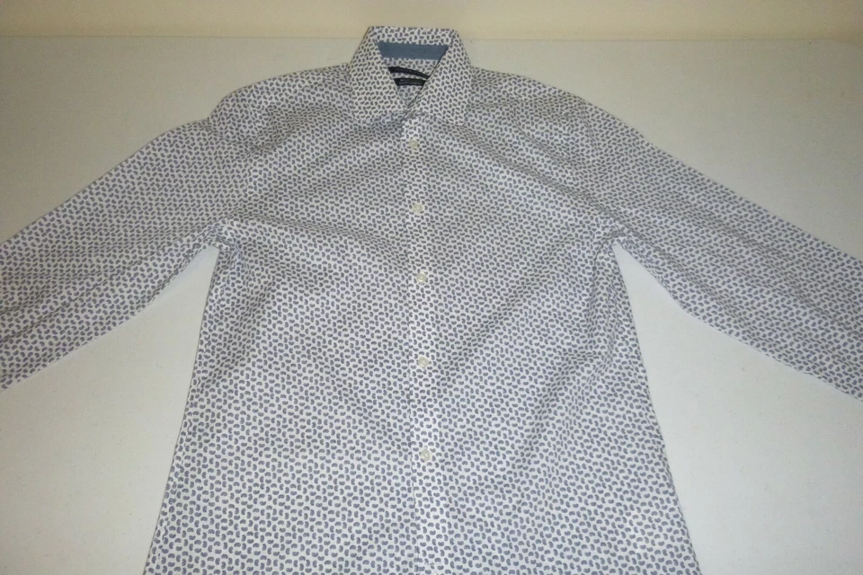 Tommy Hilfiger 男式 THFLEX 弹力修身棉质正装衬衫 -14.5-32/33  — 第 2/4 张图片