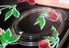 Vintage PYREX Clear Glass Casserole Lid P-14-C for Dish or Bowl Kitchen