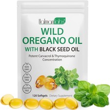 Resilia Oil Of Oregano With Black Seed Oil 6,000MG