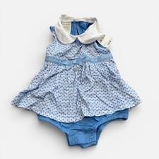 Tuta da sole First Impressions bambina stampa cuore - Taglia 3-6 mesi