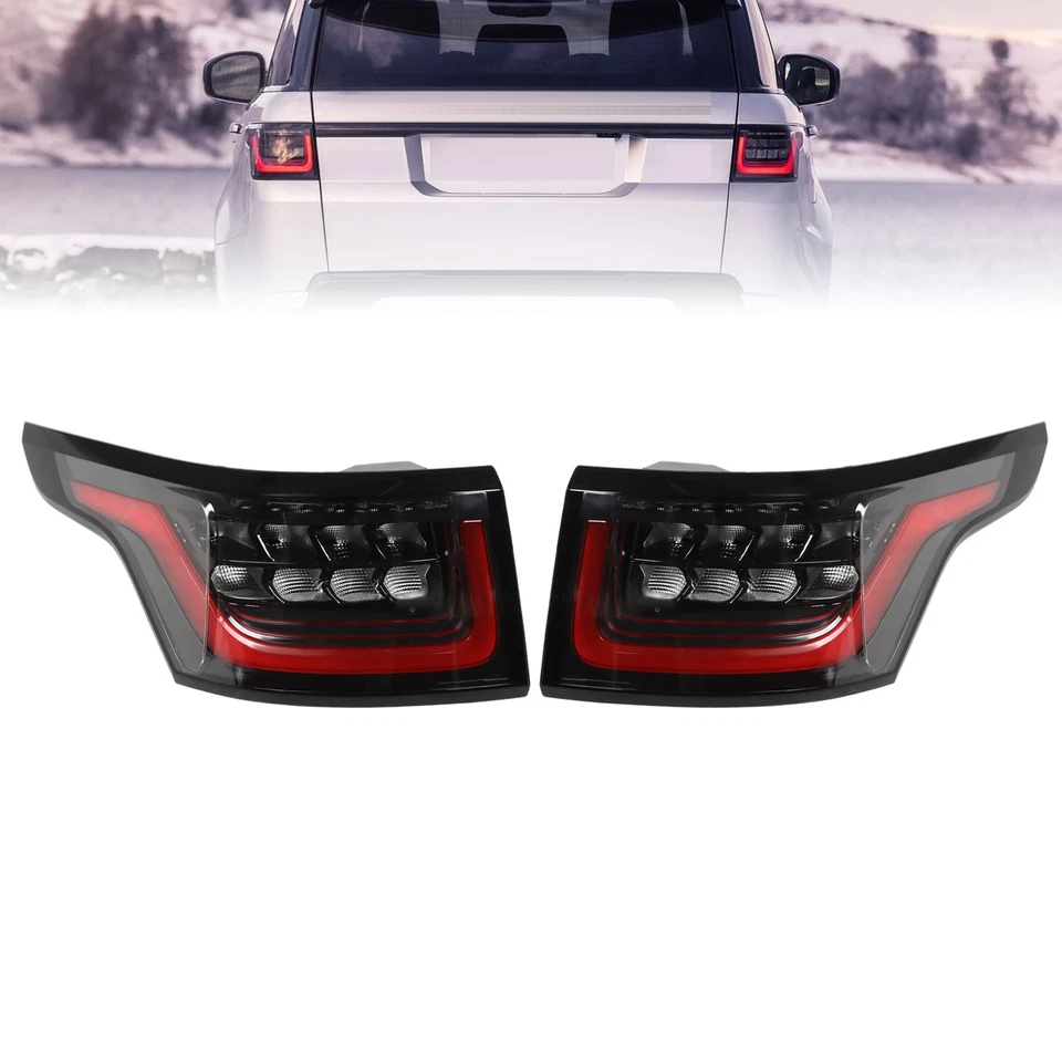 Conjunto de par de luces traseras LED para Land Rover Range Rover Sport 2014-2022 Foto 3 de 4