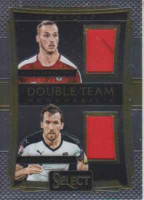 2016-17 Select Double Team Memorabilia Christian Fuchs/Marko Arnautovic