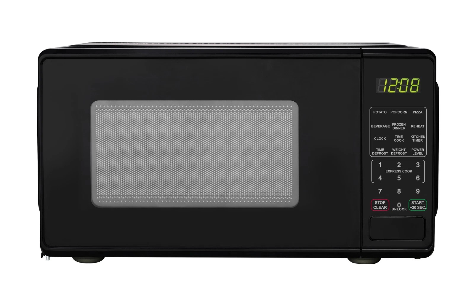 Mainstays Small Microwave Oven Countertop 0.7 Cu.Ft. 700 Watt LED display