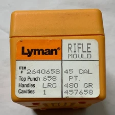 LYMAN 457658 .45 CAL 480 GRAIN MOLD #2640658